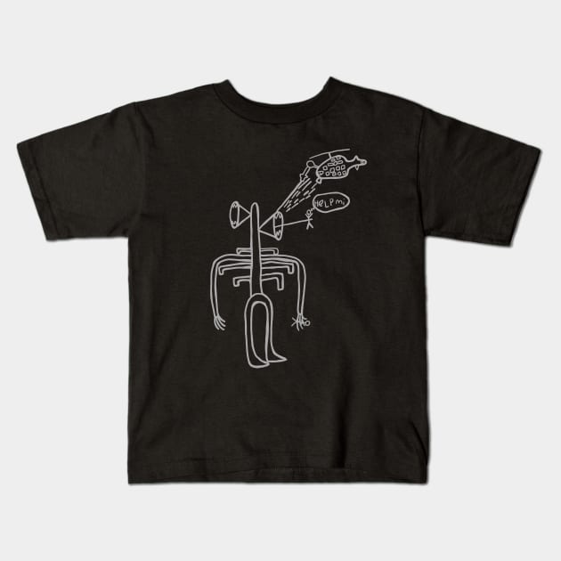 siren head Kids T-Shirt by kating